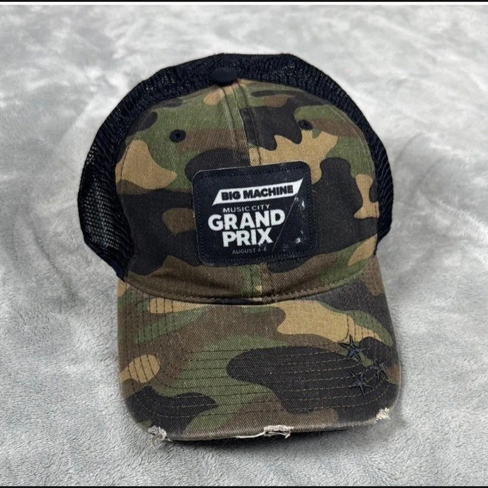 Nascar Camo Grand Prix Hat